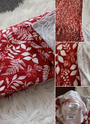 Підковдра tesco home king size двостороння байкова 216x202 см