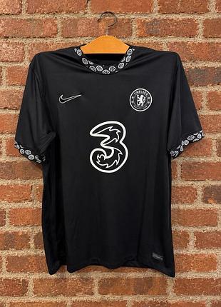 Чоловіча футболка nike chelsea чорна