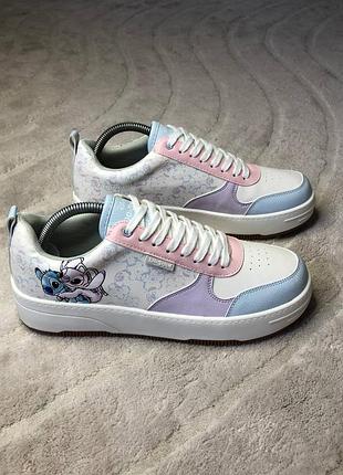 💖 жіночі кеди pull&bear lilo & stitch 💜👟 розмір 40