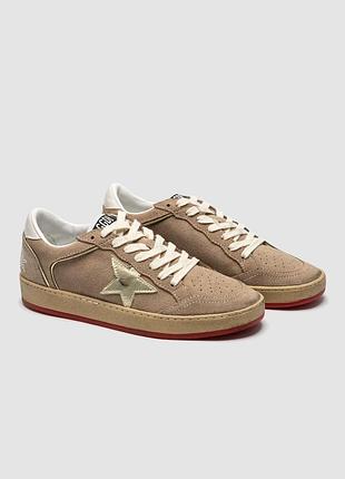 Golden goose suede ball star sneakers beige suede