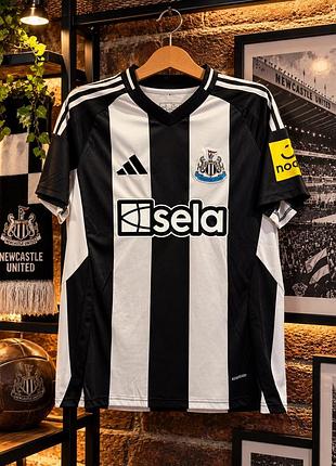 Футбольна форма чоловіча adidas newcastle чорно-біла