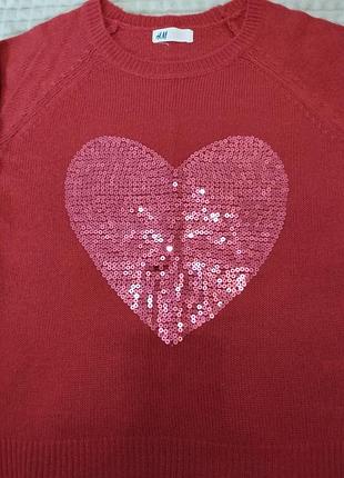 Светр, реглан для дівчинки 10 -12 років.h&m. 2