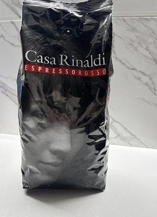 Кава зернова espresso rosso casa rinaldi 1 кг