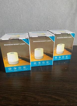 Портативная сенсорная led лампа с аккумулятором usb-c