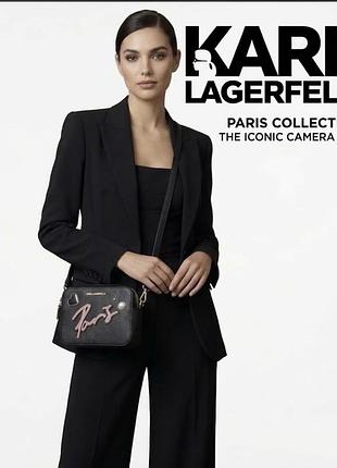 Сумка жіноча karl lagerfeld, оригінал,  чорна
