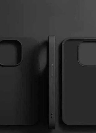Черный чехол для iphone 15 pro