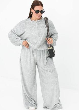 Велюровый женский костюм 6
