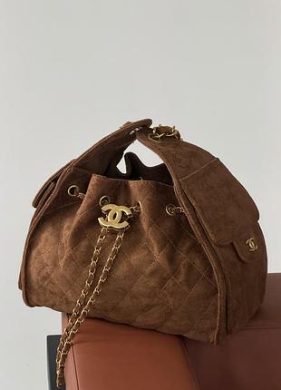 Сумка женская chanel 25 small handbag карамельный