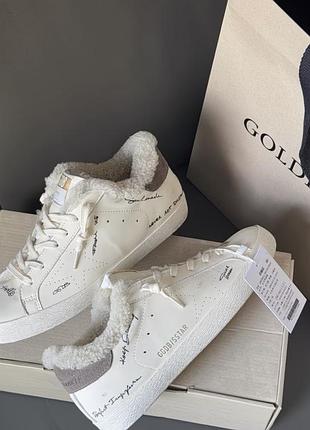 Кросівки golden goose на зиму ❄️🤍✨ утеплені всередині 🤍 стильний дизайн golden goose 📏 розміри: 35–40 📦 роблю під замовлення