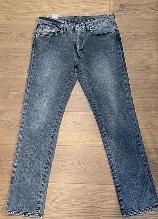 Джинси чоловічі levi’s 511 графітові w34 l32 (маломірять на w33)