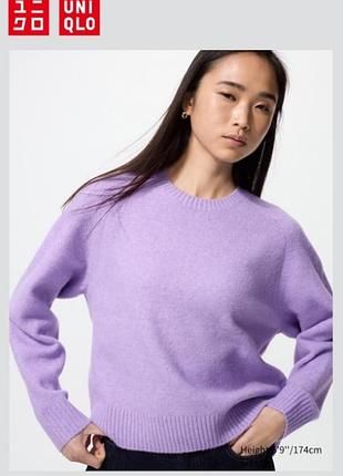 Свитер из пряжи soufflé uniqlo
