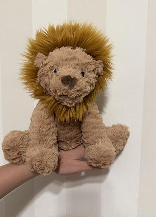 М'яка іграшка jellycat лев