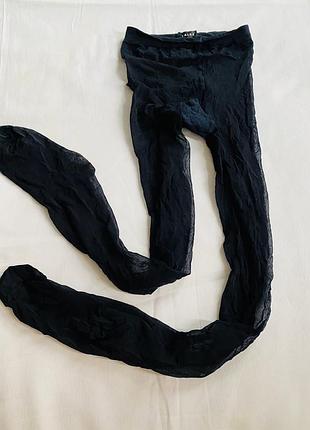 Колготки черные тонкие falke фальке 44 s супер качество