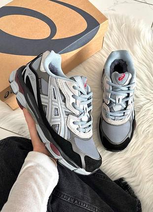Asics gel-nyc gravel black gore-tex хутро