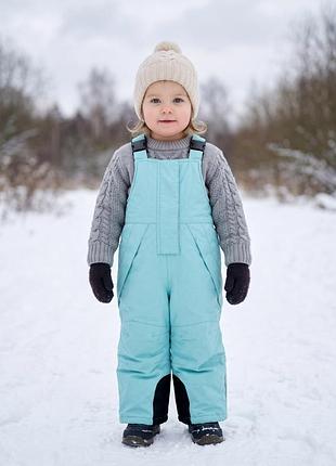 Зимовий термо напівкомбінезон lupilu, розмір 86-92 (12-24 місяці) / лижні штани