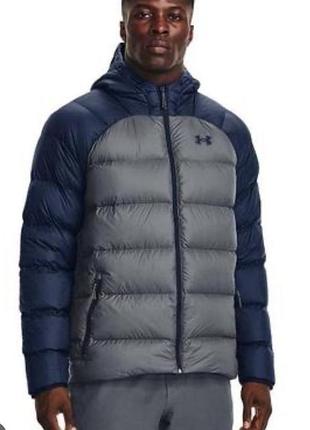 Чоловіча куртка under armour сіра, синя