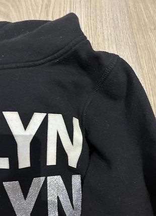Худі для дівчинки h&m чорне утеплене 2