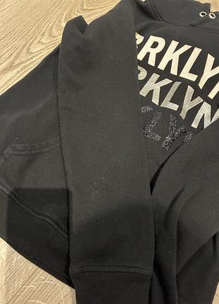 Худі для дівчинки h&m чорне утеплене