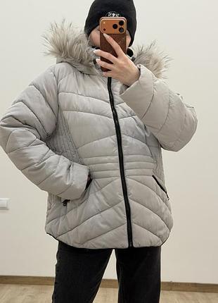 Британія зимова куртка george authentic outerwear collection з хутром 🤍