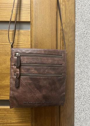 Шкіряна сумка крос боді the chesterfield brand
