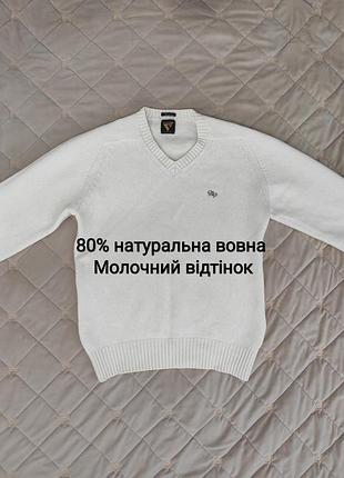 Свитер мужской meltin' pot натуральная шерсть 80% l/xl 🔥 распродаж вещей от 25 гривен 🔥
