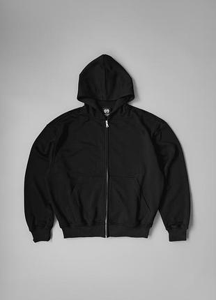 Чорне худі yarm base oversize з тринитки пеньє