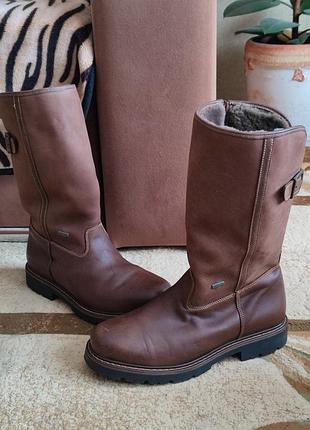 Чоботи fretz men danilo gtx gore tex. 42р. из натуральной кожи-нубук, утепленные овчиной (цигейкой)