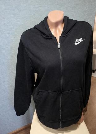 Спортивна кофта зіп- худі на блискавці бренд оригінал nike. р. л. на 44-46р