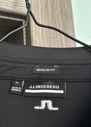 Поло чоловіче j.lindeberg tour tech regular fit чорне 5