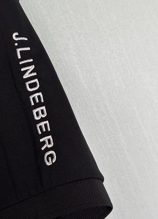 Поло чоловіче j.lindeberg tour tech regular fit чорне 4
