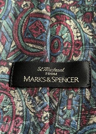 Чоловіча краватка marks & spencer st michael з візерунком пейслі