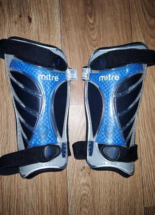Футбольні щитки mitre recoil ip (сині)