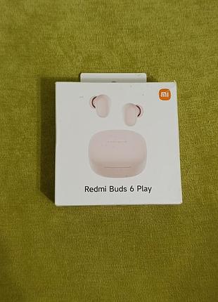 Беспроводные наушники xiaomi redmi buds 6 play pink
