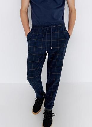 Брюки house carrot fit 4557i-59x темно-синій р.l (на м)