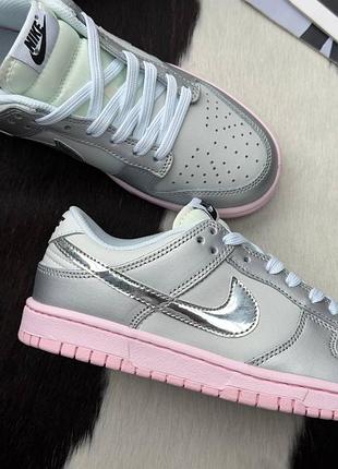 Dunk low lx metallic silver 3