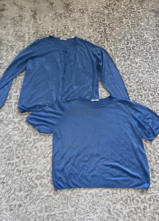 Набір, футболка кардиган жіночий 22, 4 xl 48