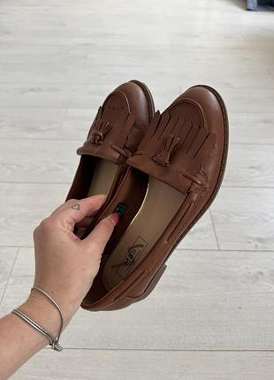 Жіночі лофери m&s коричневі 3