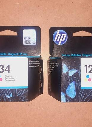 Картриджі hp 121 і hp 134 кольорові, оригінал, запечатані