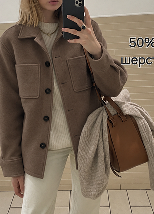 Куртка-рубашка полупальто mango (размер m)