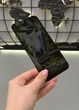 Защитное стекло anti-spy (антишпион) для iphone 15 pro max,приватное защитное стекло для iphone 15 pro max