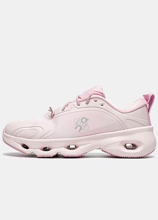 Жіночі кросівки on running x loewe cloudsolo pink / pale pink🩷