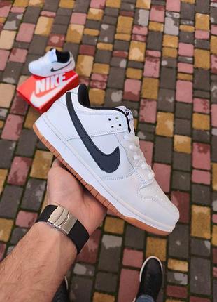 Nike sb dunk low fur white зимові термо кросівки розмір 41 42 43 44 45