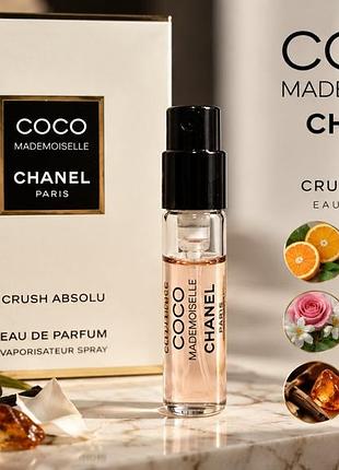 Оригінал пробник chanel coco mademoiselle crush absolu