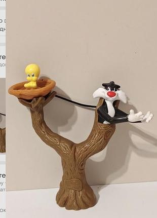 Rare 2009 sylvester & tweety 5" mcdonald's europe action figure looney tunes