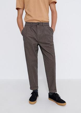 Брюки house carrot fit 4559i-82x коричневый р.м