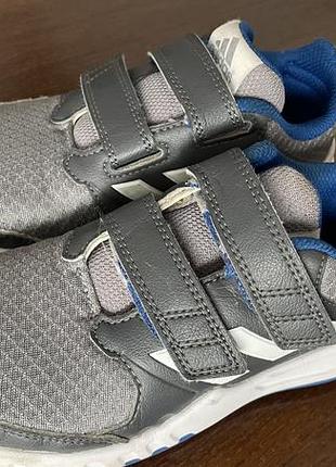 Кросівки для хлопчика adidas сірі з синім