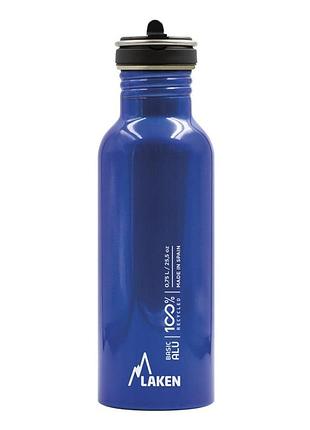 Бутылка для воды laken basic alu bottle 0,75l blue 0.75l