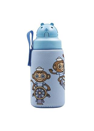 Бутылка для воды laken tritan oby bottle 0,45l + np cover mikonauticos