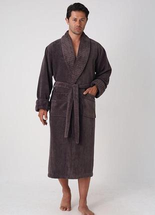 Халат чоловічий nusa 1330 kaya бамбук/бавовна:l/xl;xxxxl