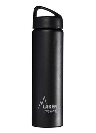Термобутылка laken classic thermo 0,75l black